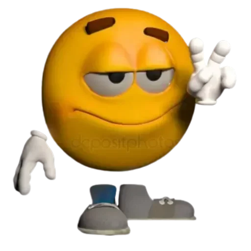 ✌️ Стикер «3D Смайлики» для Telegram