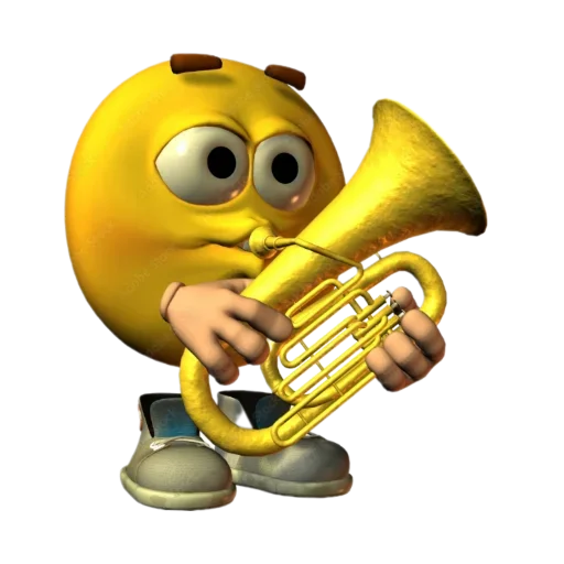 🎺 Стикер «3D Смайлики 2» для Telegram