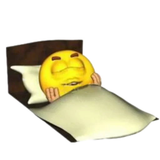 🛌 Стикер «3D Смайлики 2» для Telegram