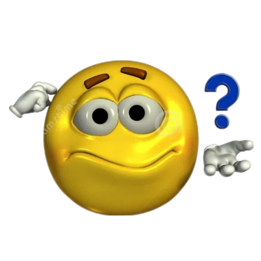 ❓ Стикер «3D Смайлики 2» для Telegram