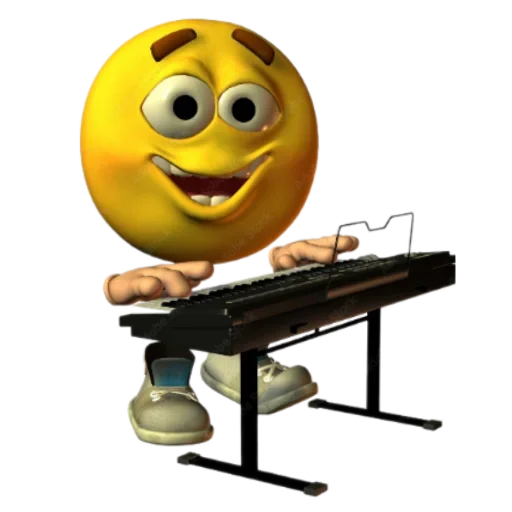 🎹 Стикер «3D Смайлики 2» для Telegram