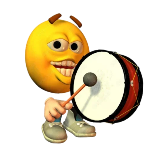 🥁 Стикер «3D Смайлики 2» для Telegram