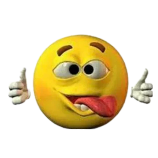 😛 Стикер «3D Смайлики 2» для Telegram