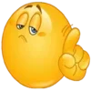 Стикер 61 Смайлы #emoji