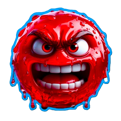 😡 Стикер «Sliding» для Telegram