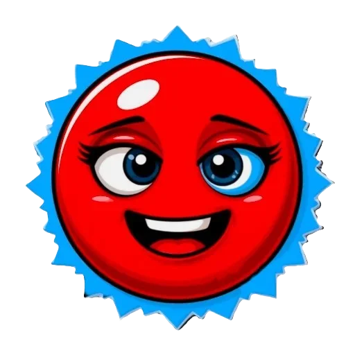 🌞 Стикер «Sliding» для Telegram