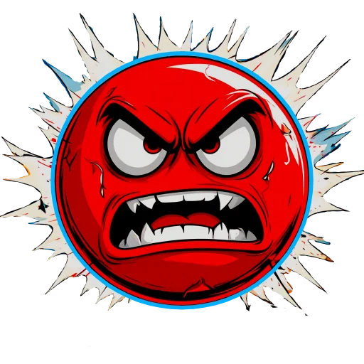 😡 Стикер «Sliding» для Telegram