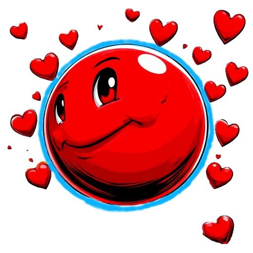 🥰 Стикер «Sliding» для Telegram