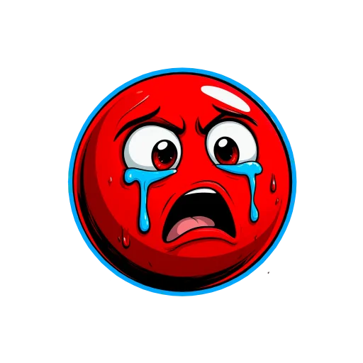 😭 Стикер «Sliding» для Telegram