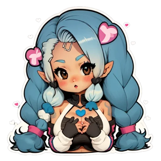 ❤️ Стикер «smol dakota» для Telegram