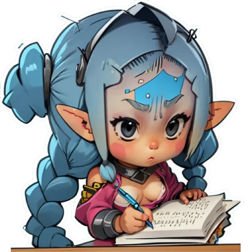 ✍ Стикер «smol dakota» для Telegram
