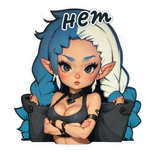 ⛔️ Стикер «smol dakota» для Telegram