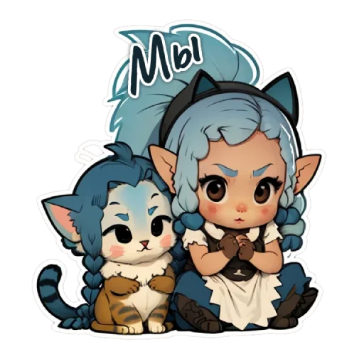 🙏 Стикер «smol dakota» для Telegram