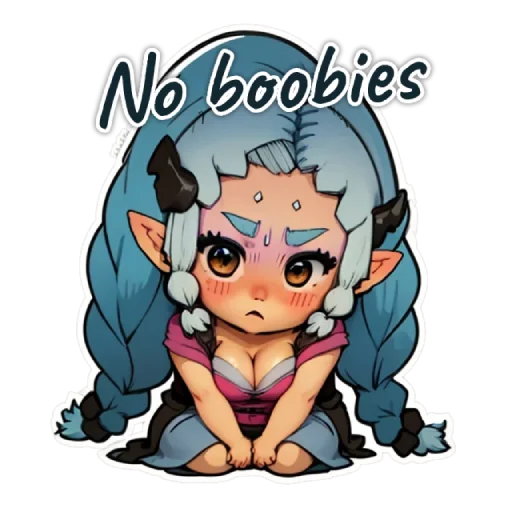 ❤️‍🩹 Стикер «smol dakota» для Telegram