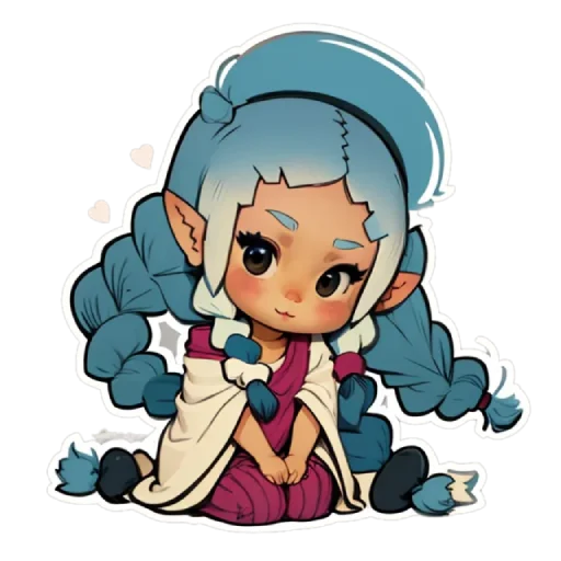 💞 Стикер «smol dakota» для Telegram