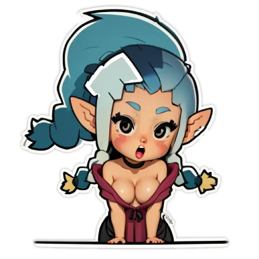 😳 Стикер «smol dakota» для Telegram