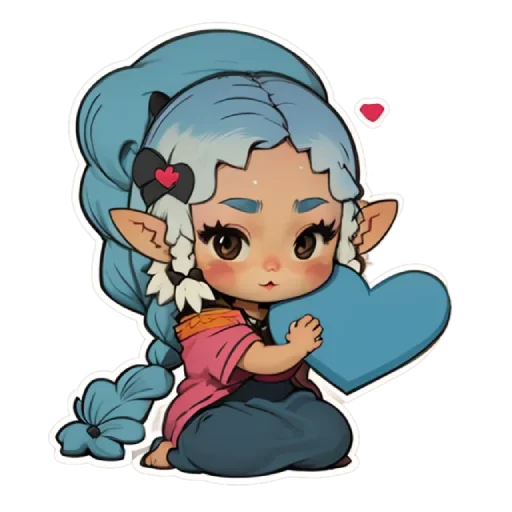 💕 Стикер «smol dakota» для Telegram