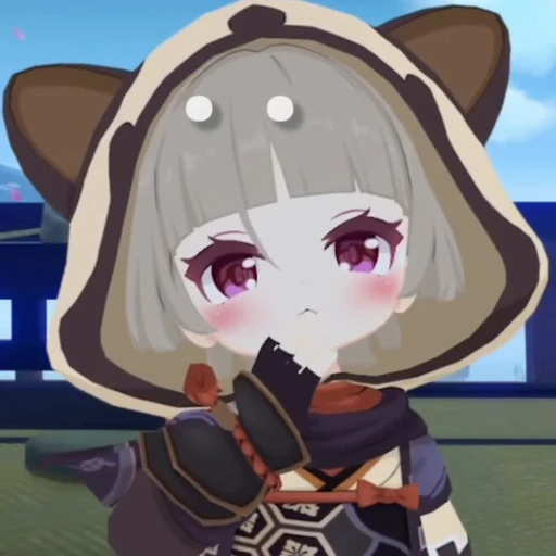 🤔 Стикер «Smol Genshin» для Telegram