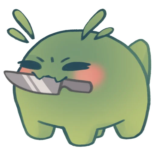🔪 Стикер «Smol_mimic» для Telegram