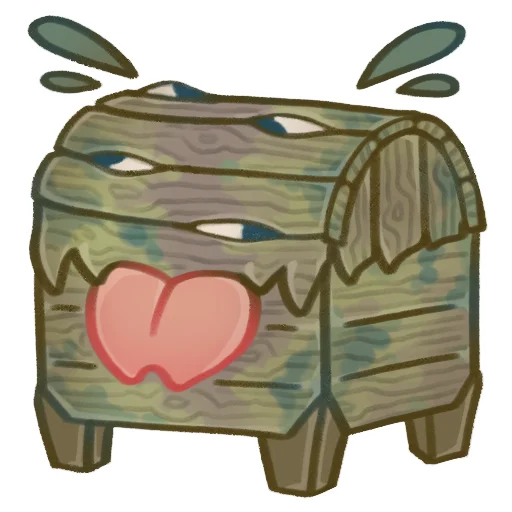 🌚 Стикер «Smol_mimic» для Telegram