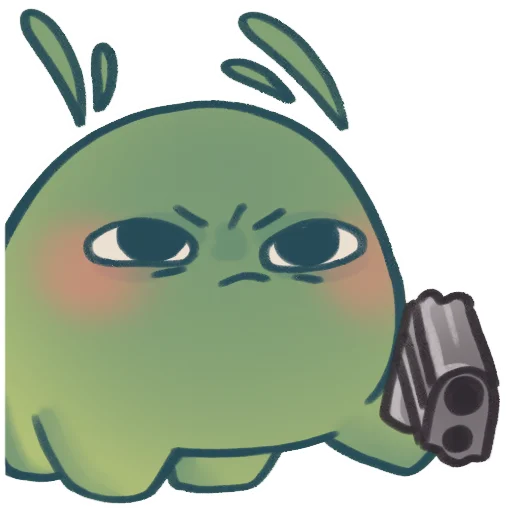 🔫 Стикер «Smol_mimic» для Telegram