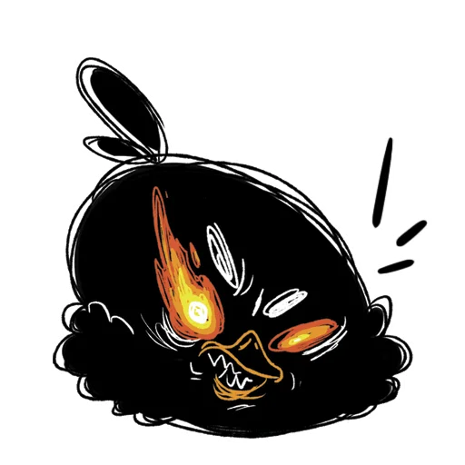 😤 Стикер «ПЕПЕЛИЩЕ» для Telegram