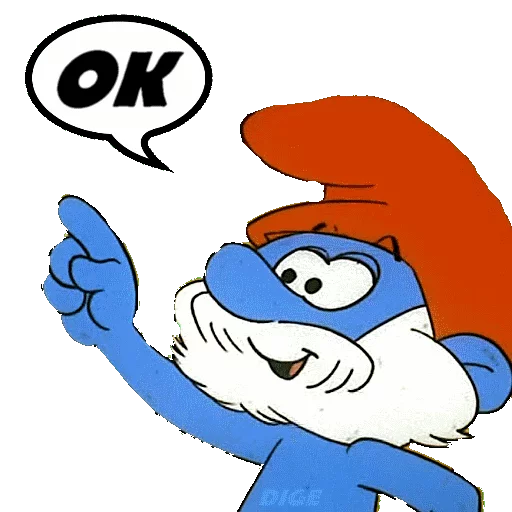 🆗 Стикер «SMURFS» для Telegram