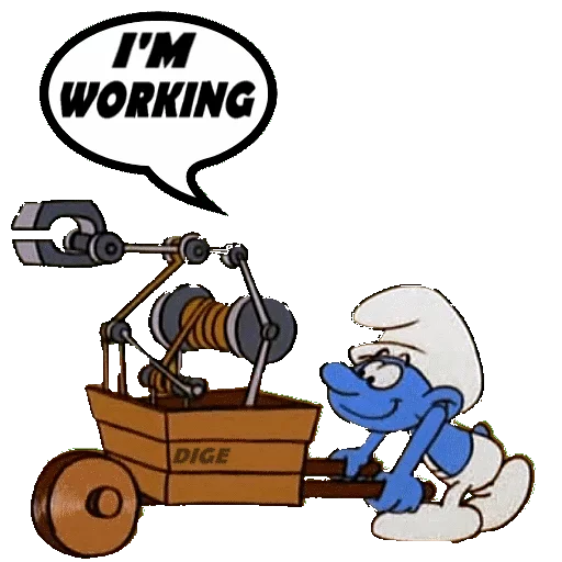 🔨 Стикер «SMURFS» для Telegram