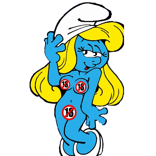 🔞 Стикер «SMURFS» для Telegram