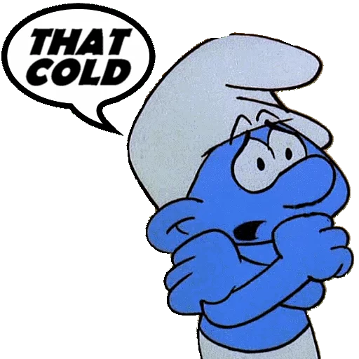 ⛄ Стикер «SMURFS» для Telegram