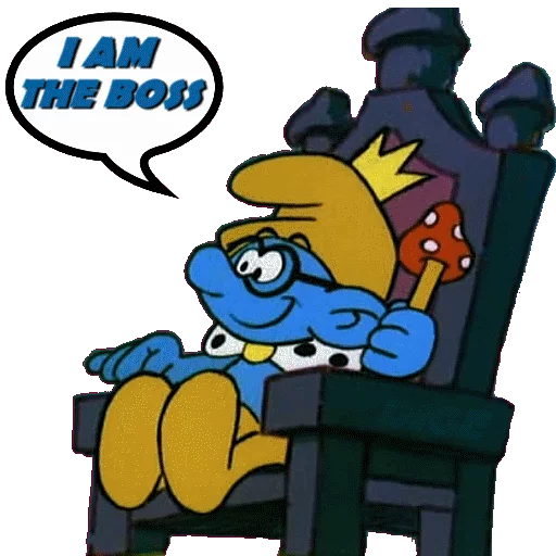 👑 Стикер «SMURFS» для Telegram