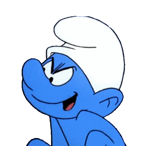 😈 Стикер «SMURFS» для Telegram