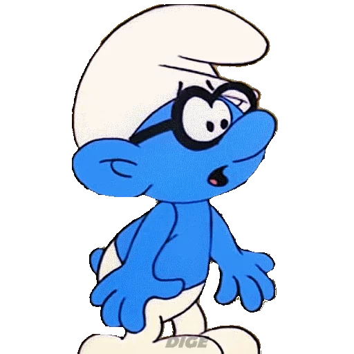 😮 Стикер «SMURFS» для Telegram