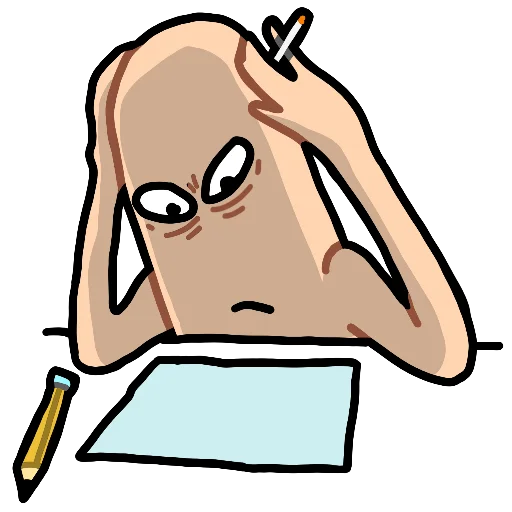 🤔 Стикер «Смятый парень» для Telegram