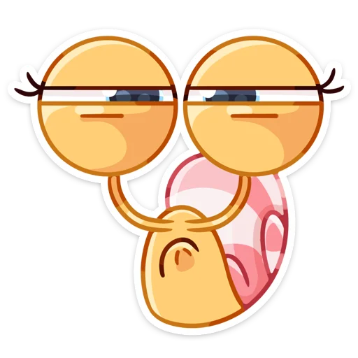 😑 Стикер «Улитка Несси» для Telegram