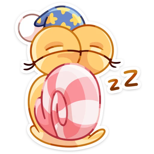 😴 Стикер «Улитка Несси» для Telegram