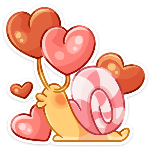 😍 Стикер «Улитка Несси» для Telegram