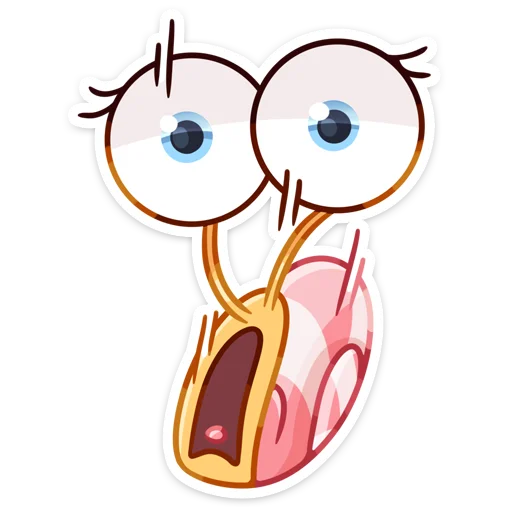 😨 Стикер «Улитка Несси» для Telegram