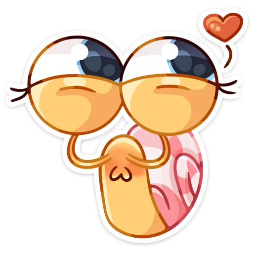 😘 Стикер «Улитка Несси» для Telegram