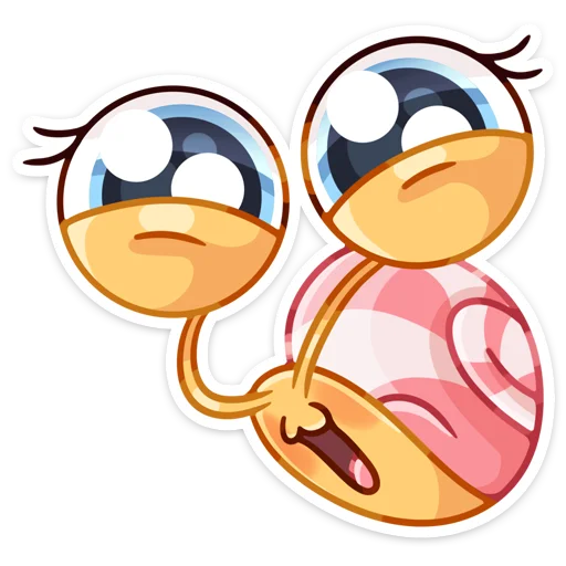 😁 Стикер «Улитка Несси» для Telegram