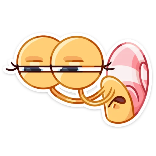 🤨 Стикер «Улитка Несси» для Telegram