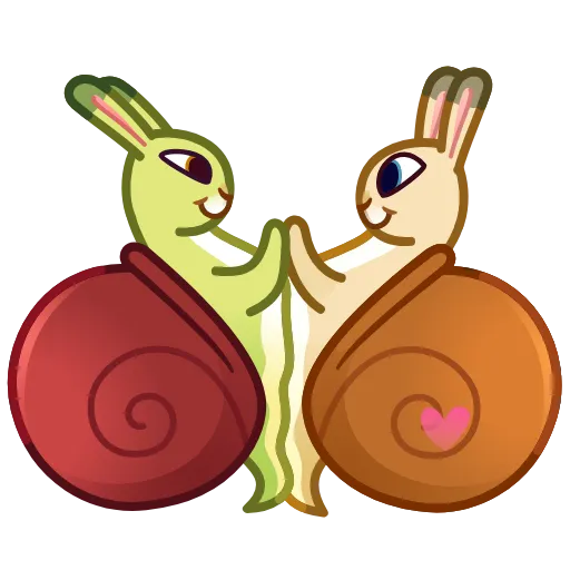🥰 Стикер «Snailhare» для Telegram