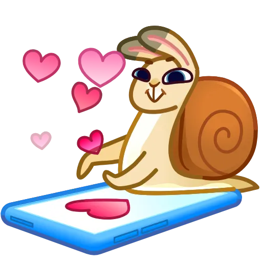 😍 Стикер «Snailhare» для Telegram