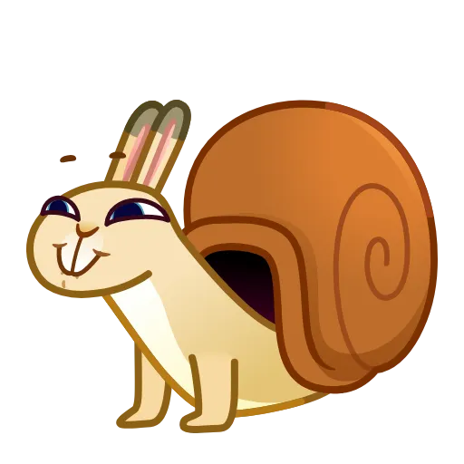 Стикерпак Snailhare для Telegram