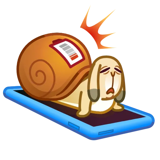 😵 Стикер «Snailhare» для Telegram