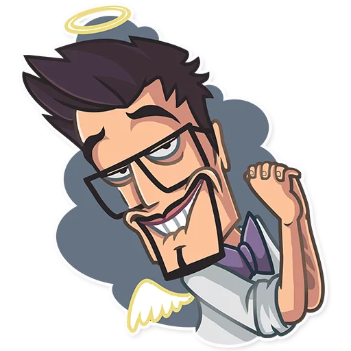 😇 Стикер «Snailkick» для Telegram