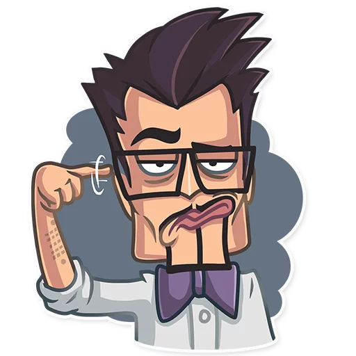 😒 Стикер «Snailkick» для Telegram