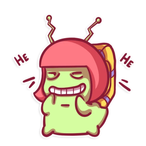 😅 Стикер «SnailManyo» для Telegram