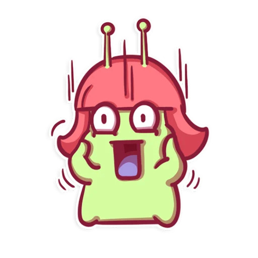 😱 Стикер «SnailManyo» для Telegram