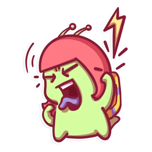 😤 Стикер «SnailManyo» для Telegram
